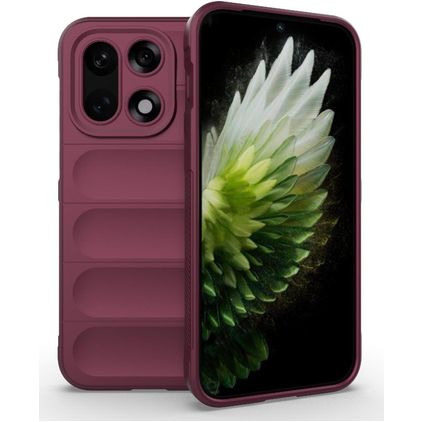 Mobigear Bumpy OnePlus 15 Hülle Flexibles TPU Backcover - Rot