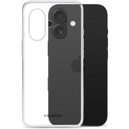 Mobilize Gelly Durchsichtig iPhone 16 Hülle Flexibles TPU Backcover - Transparent