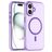 Mobigear Shockproof iPhone 16 MagSafe Hülle Flexibles TPU Backcover - Lila