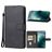 Mobigear Wallet HTC U23 Pro Hülle Klapphülle Geldbörse - Schwarz