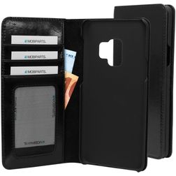 Mobiparts Excellent Wallet Samsung Galaxy S9 Hülle Klapphülle Geldbörse - Jade Black