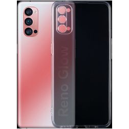 Mobigear Ultra Thin Durchsichtig OPPO Reno 4 Pro 5G Hülle Flexibles TPU Extra Dünn Backcover - Transparent