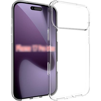 Mobigear Basics Durchsichtig iPhone 18 Pro Max Hülle Flexibles TPU Backcover - Transparent