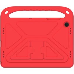 Mobigear AeroArmor Samsung Galaxy Tab A11 Plus Tablet Hülle für Kinder mit Tragegriff + Stifthalter - Rot