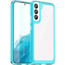 Mobigear Crystal Samsung Galaxy S23 Plus Hülle Hardcase Backcover - Transparent / Türkis