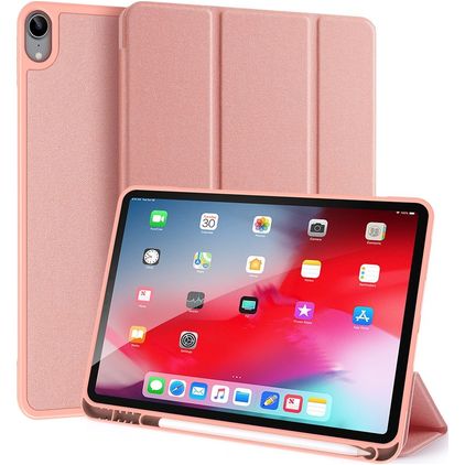 Dux Ducis Domo iPad Air 4 (2020) Klapphülle + Stylus-Halter - Pink