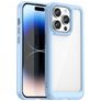 Mobigear Crystal iPhone 15 Pro Hülle Hardcase Backcover - Transparent / Blau