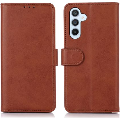Mobigear Wallet Samsung Galaxy A16 Hülle Klapphülle Geldbörse - Braun