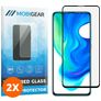 Mobigear Premium POCO F2 Pro Panzerglas Gehärtetes Glas Displayschutz - Hüllenfreundlich - Schwarz (2er Pack)