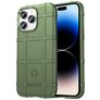 Mobigear Rugged Shield iPhone 14 Pro Hülle Flexibles TPU Backcover Stoßfest - Grün