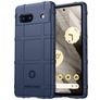 Mobigear Rugged Shield Google Pixel 7a Hülle Flexibles TPU Backcover Stoßfest - Blau