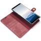 Mobigear Snap Button Samsung Galaxy Note 9 Hülle Abnehmbare 2in1 Klapphülle Geldbörse - Rot