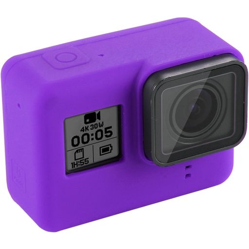 Mobigear Classic GoPro HERO 5 / 6 / 7 / 2018 Hülle Flexibles Silikon - - GoPro HERO 5 / 6 / 7 / 2018 - Lila