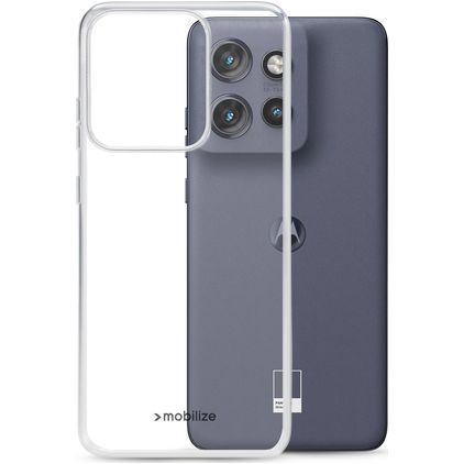 Mobilize Gelly Durchsichtig Motorola Edge 50 Neo Hülle Flexibles TPU Backcover - Transparent