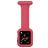 Mobigear Clip Case Krankenschwester Apple Watch Armband Pin-Verschluss - 46/45/44 mm - Rot