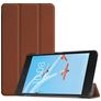 Mobigear Tri-Fold Lenovo Tab E7 Hülle Klapphülle - Braun
