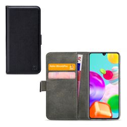 Mobilize Classic Gelly Wallet Samsung Galaxy A41 Hülle Klapphülle Geldbörse - Schwarz