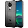 Mobigear Rugged Shield Nokia 1.4 Hülle Flexibles TPU Backcover Stoßfest - Schwarz