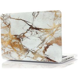 Mobigear Marble MacBook Pro 13 Zoll (2008-2012) Hardcase Hülle MacBook Case - Braun - Model A1278