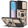 Mobigear Armor Ring Cam Slide Vivo Y21s Hülle Hardcase Backcover Stoßfest mit Ringhalter und Kamera Slider - Gold