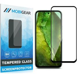Mobigear Premium Google Pixel 8a Panzerglas Gehärtetes Glas Displayschutz - Hüllenfreundlich - Schwarz