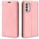 Mobigear Retro Slim Motorola Moto G52 Klapphülle Portemonnaie - Pink