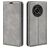 Mobigear Retro Slim HONOR Magic 4 Lite Hülle Klapphülle Geldbörse - Grau