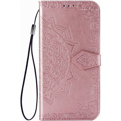 Mobigear Mandala OPPO Reno 3 Pro Hülle Klapphülle Geldbörse - Roségold