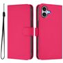 Mobigear Urban Wallet iPhone 16 Plus Hülle Klapphülle Geldbörse - Magenta