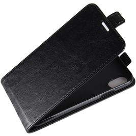 Mobigear iPhone X Hülle Flipcase - Schwarz