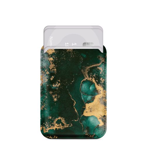 MIO Kartenhalter - 3 Karten - MagSafe-kompatibel - Green Marble