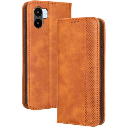 Mobigear Sensation Xiaomi Redmi A1 4G Hülle Klapphülle Geldbörse - Braun