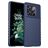 Mobigear Groove OnePlus 10T Hülle Flexibles TPU Backcover - Blau
