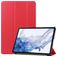 Mobigear Tri-Fold Samsung Galaxy Tab S9 Hülle Klapphülle - Rot