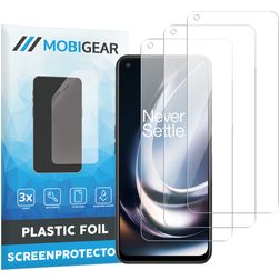 Mobigear OnePlus Nord CE 2 Lite 5G Displayschutz Schutzfolie - Hüllenfreundlich (3er Pack)