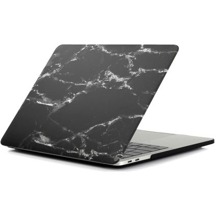 Mobigear Marble MacBook Pro 14 Zoll (2021-2026) Hardcase Hülle MacBook Case - Schwarz - Model A2442 / A2779 / A2918 / A2992 / A3401 / A3112 / A3434 / A3427 / A3426