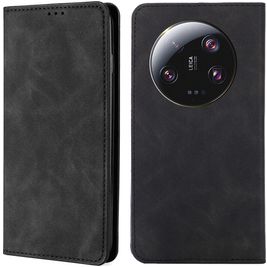 Mobigear Retro Slim Xiaomi 13 Ultra Hülle Klapphülle Geldbörse - Schwarz