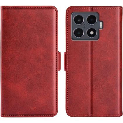 Mobigear Slim Magnet Xiaomi 15T Pro Hülle Klapphülle Geldbörse - Rot
