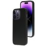 Mobiparts Classic iPhone 14 Pro Hülle Flexibles TPU Backcover - Matt Black