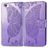Mobigear Butterfly iPhone 16e Hülle Klapphülle Geldbörse - Lila