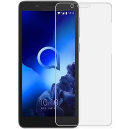 Mobigear Alcatel 1C (2019) Panzerglas Gehärtetes Glas Displayschutz - Hüllenfreundlich