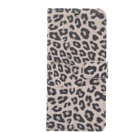 Mobigear Leopard Samsung Galaxy S20 Hülle Klapphülle Geldbörse - Braun