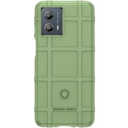 Mobigear Rugged Shield Motorola Moto G53 5G TPU (flexibel) Backcover Shockproof - Grün