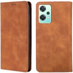 Mobigear Retro Slim OnePlus Nord CE 2 Lite 5G Hülle Klapphülle Geldbörse - Braun