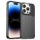 Mobigear Groove iPhone 15 Pro Hülle Flexibles TPU Backcover - Schwarz