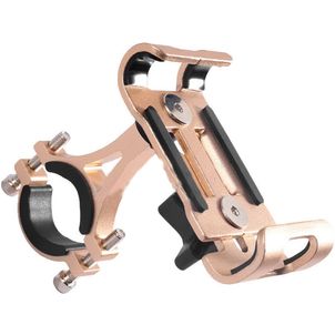 Mobigear Alloy Fixing Fahrradhalterung / Motorradhalterung Lenkerhalterung Klemme Universal - Gold