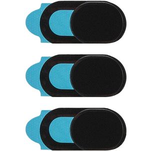 Xccess Selfie Camera Webcam Abdeckung Privatsphäre Schieberegler - Schwarz - 3er Pack (3er Pack)