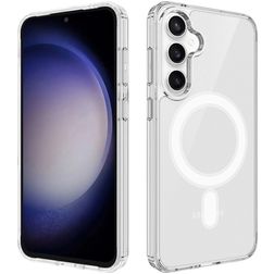 Mobigear Shockproof Durchsichtig Samsung Galaxy S24 FE MagSafe Hülle Hardcase Backcover - Transparent