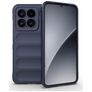 Mobigear Bumpy Xiaomi 15 Hülle Flexibles TPU Backcover - Dunkelblau