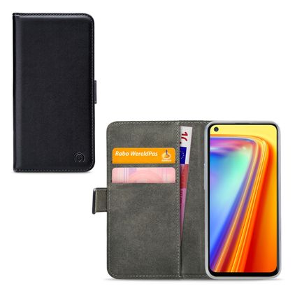 Mobilize Classic Gelly Wallet Realme 7 Hülle Klapphülle Geldbörse - Schwarz